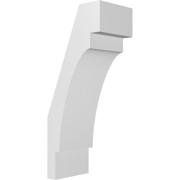 Ekena Millwork 6-in. W x 8-in. D x 20-in. H Merced Architectural Grade PVC Knee Brace BRCP06X08X20MRC - main